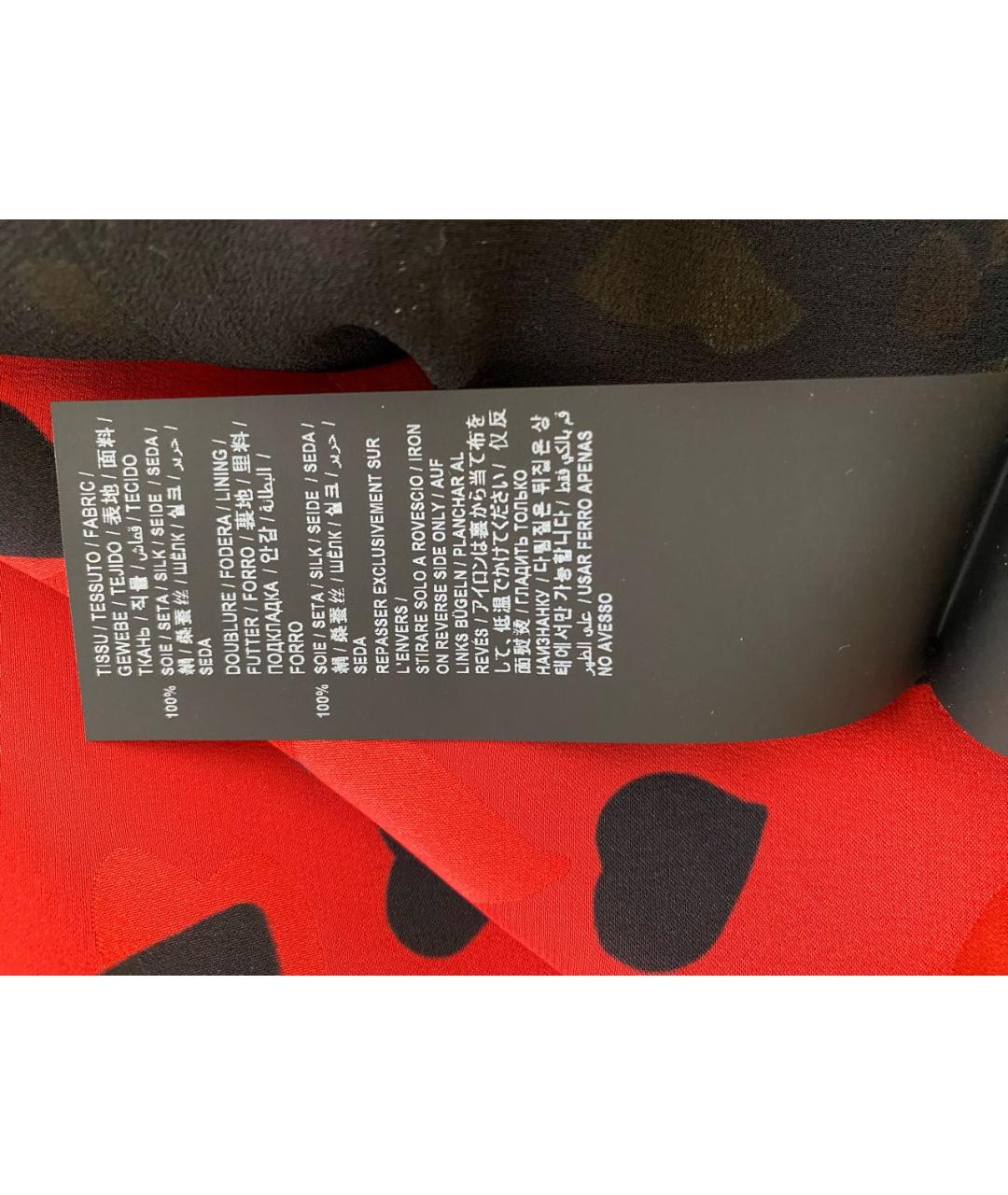 SAINT LAURENT Мульти шелковое коктейльное платье, фото 8