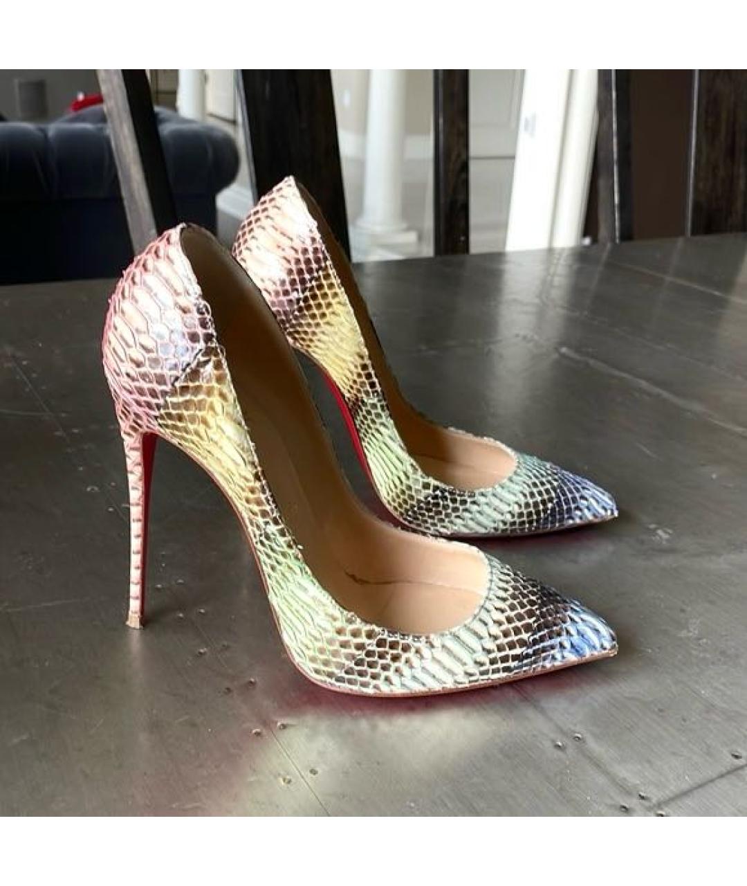 CHRISTIAN LOUBOUTIN Туфли из экзотической кожи, фото 4