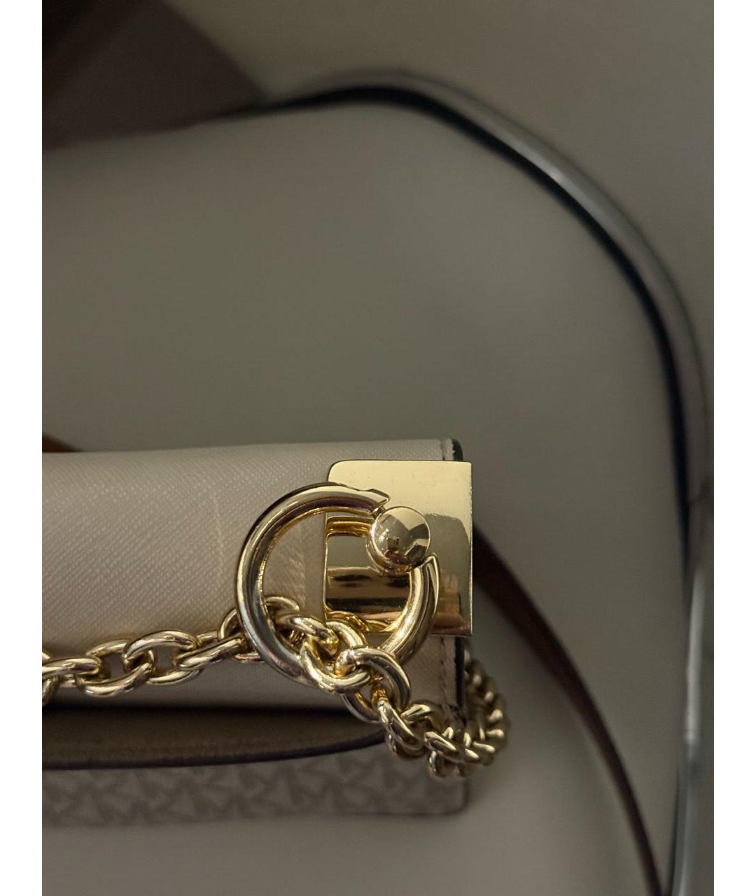 MICHAEL KORS Бежевая сумка через плечо, фото 7