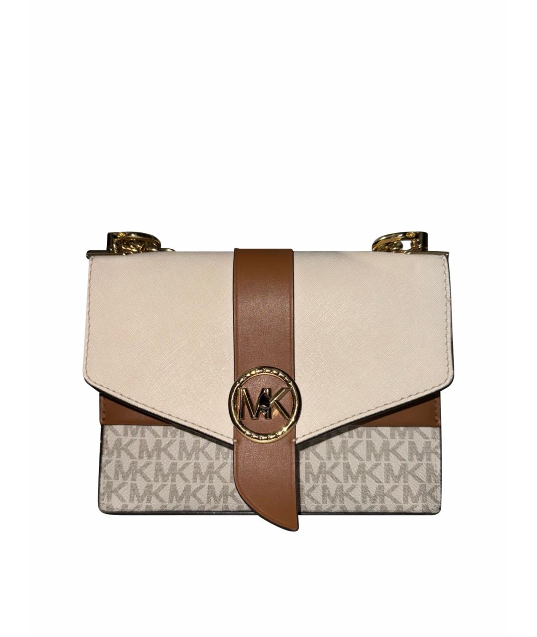 MICHAEL KORS Бежевая сумка через плечо, фото 1