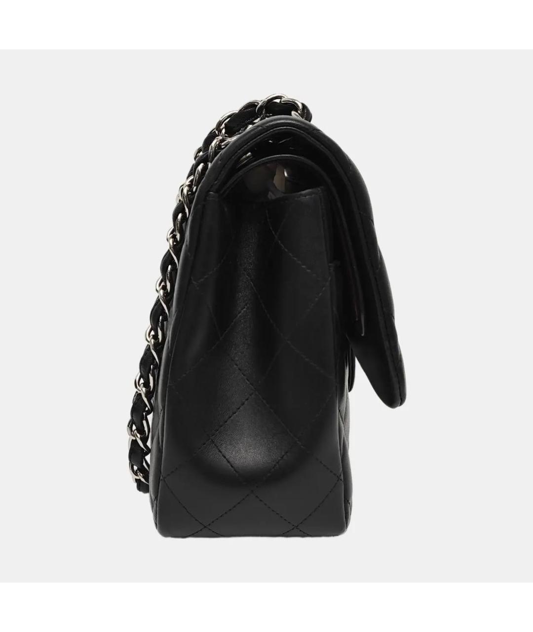 CHANEL Черная кожаная сумка через плечо, фото 3