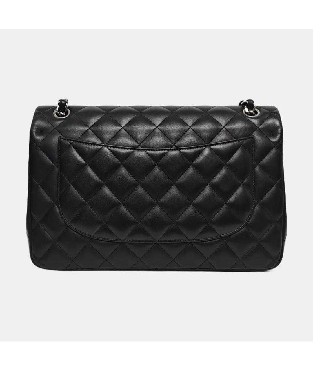 CHANEL Черная кожаная сумка через плечо, фото 4