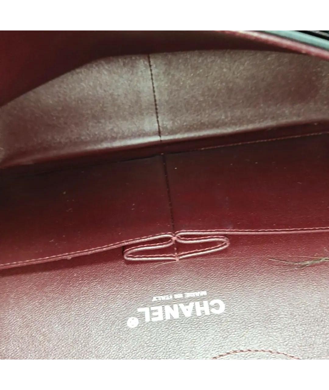 CHANEL Черная кожаная сумка через плечо, фото 6