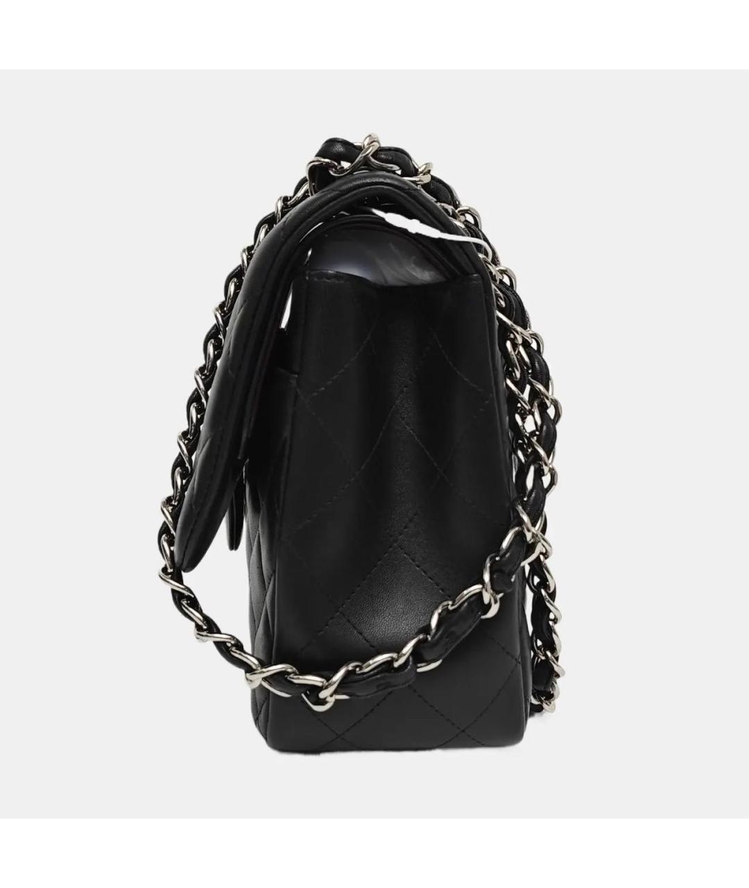 CHANEL Черная кожаная сумка через плечо, фото 2