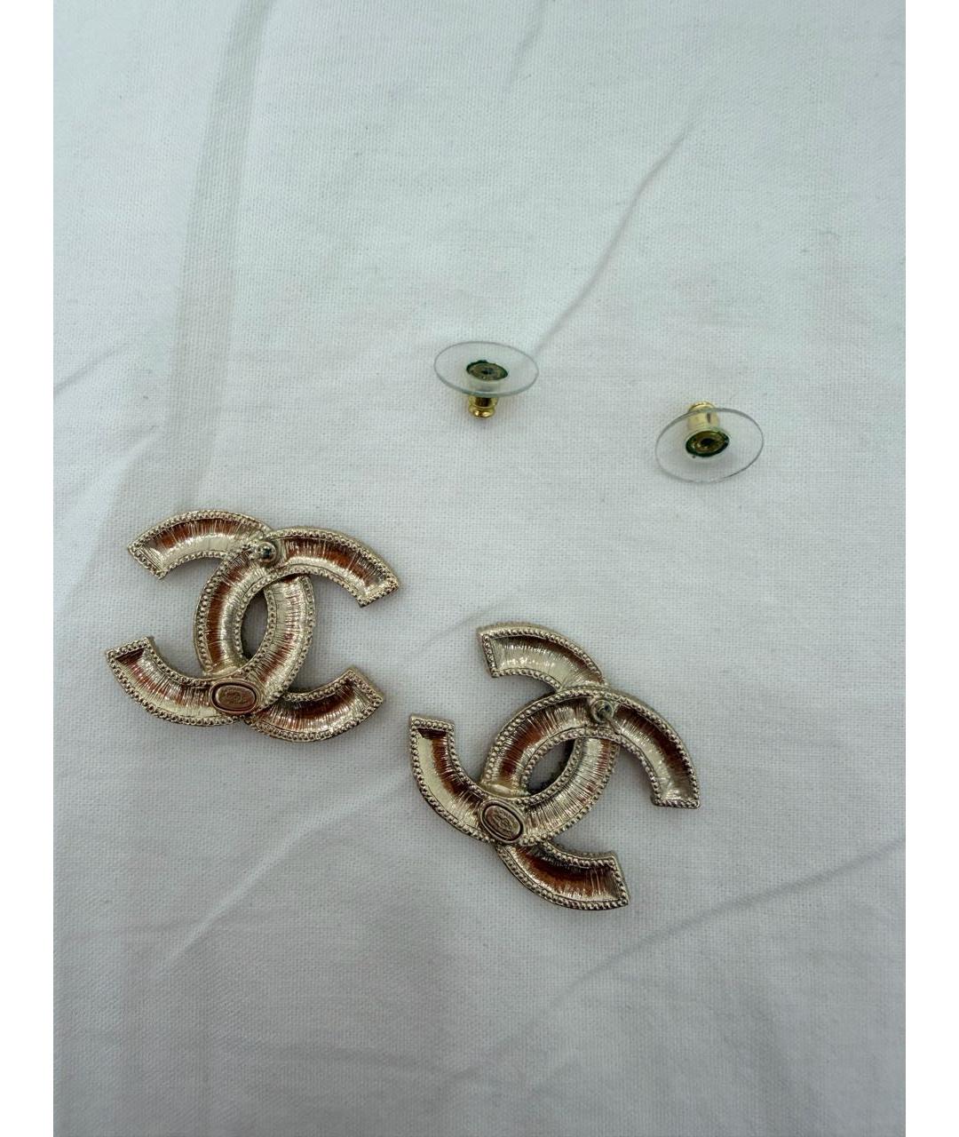 CHANEL Мульти металлические серьги, фото 6