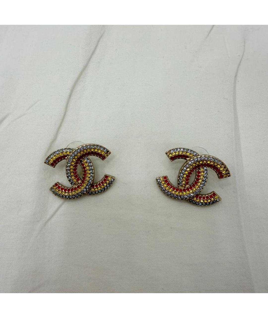 CHANEL Мульти металлические серьги, фото 7