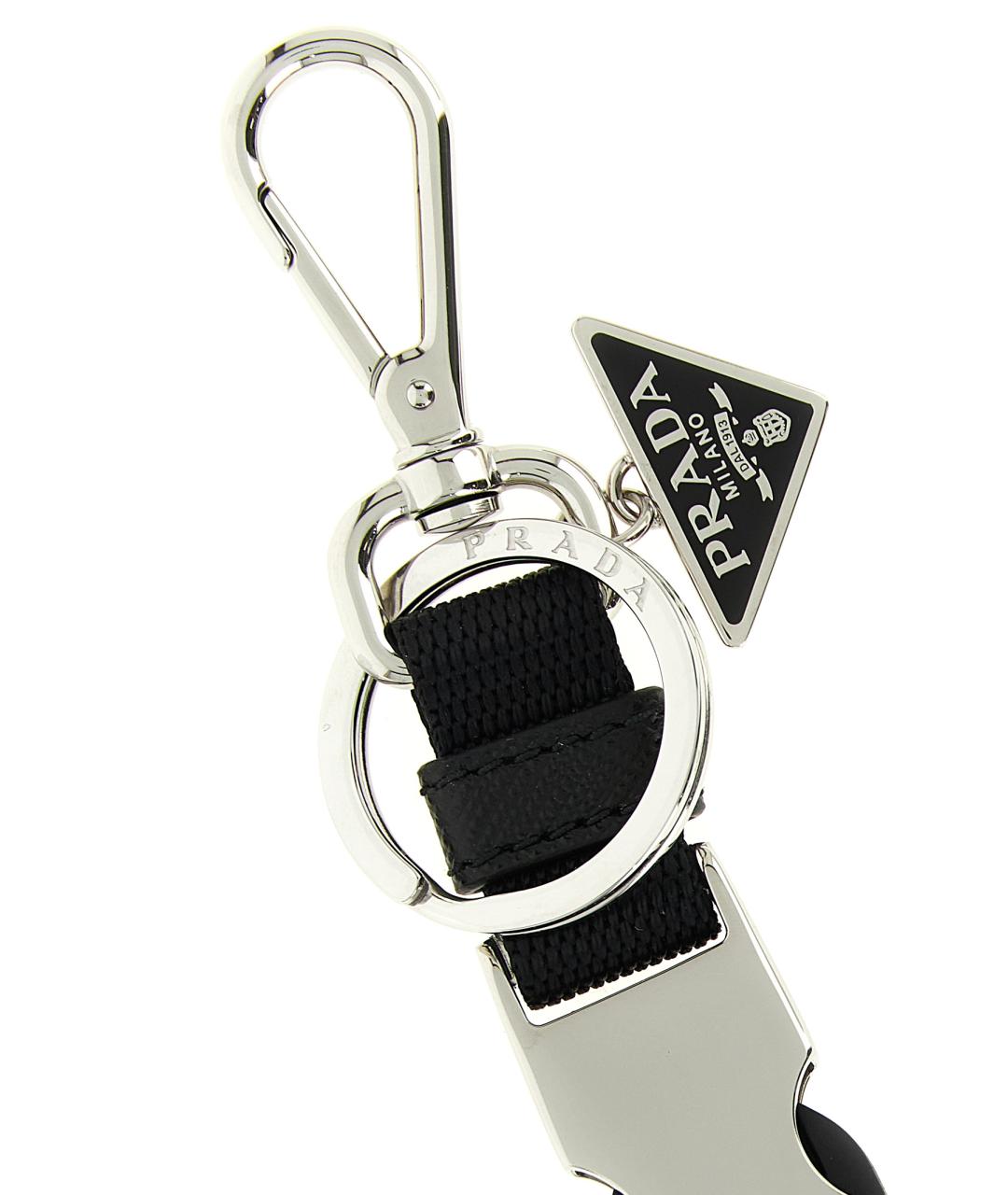 PRADA Черный брелок, фото 3