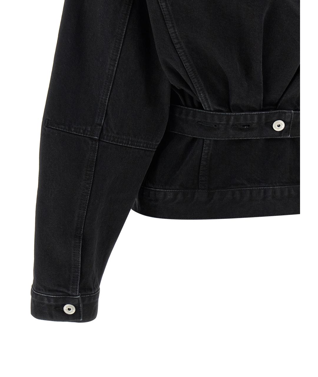 JACQUEMUS Черная хлопковая куртка, фото 4