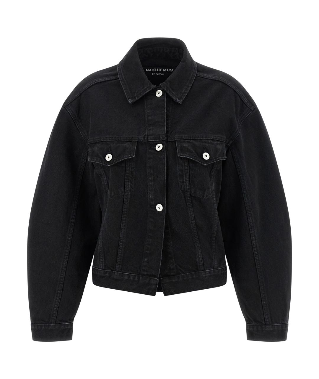 JACQUEMUS Черная хлопковая куртка, фото 1