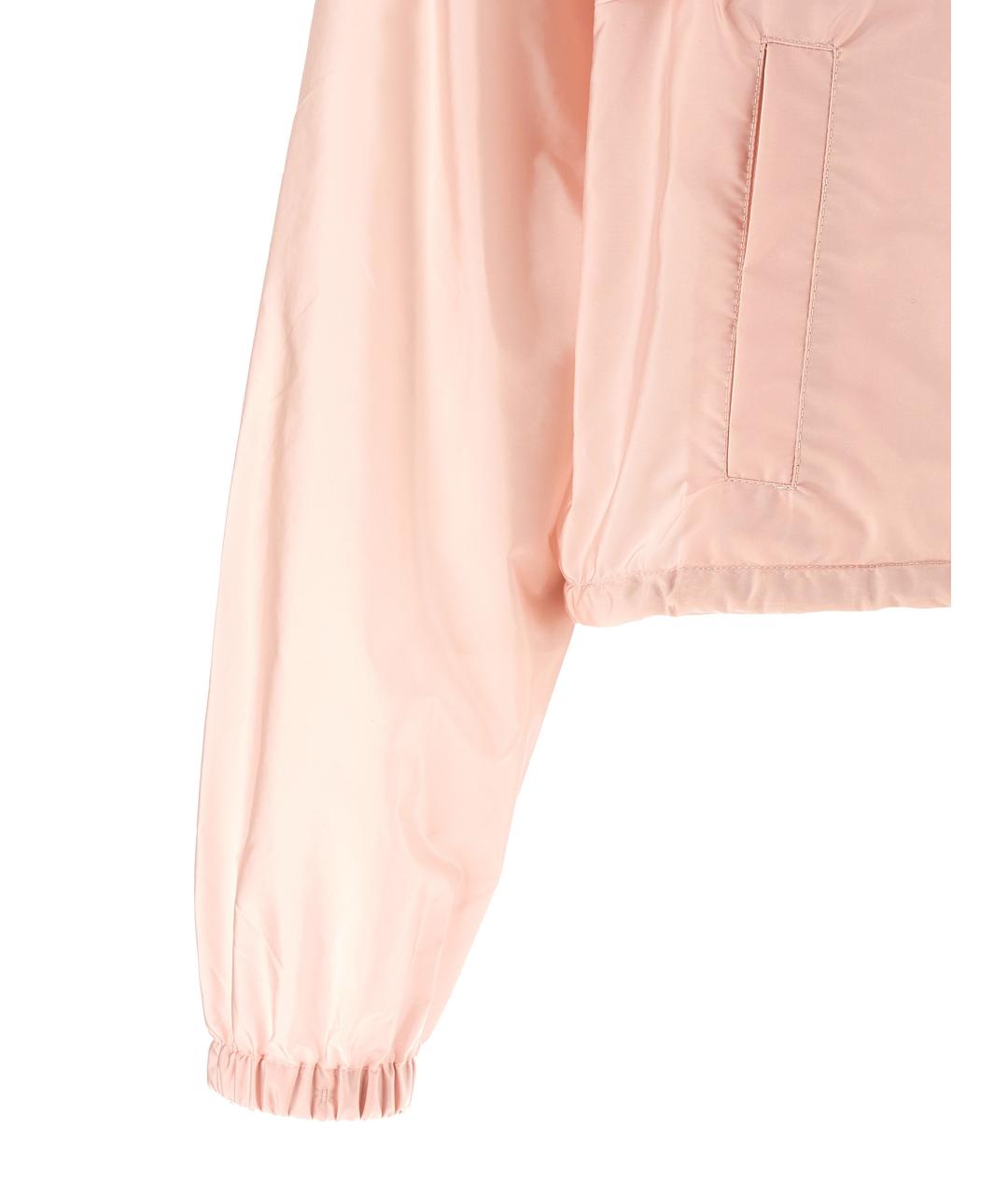 PRADA Розовая полиамидовая куртка, фото 4