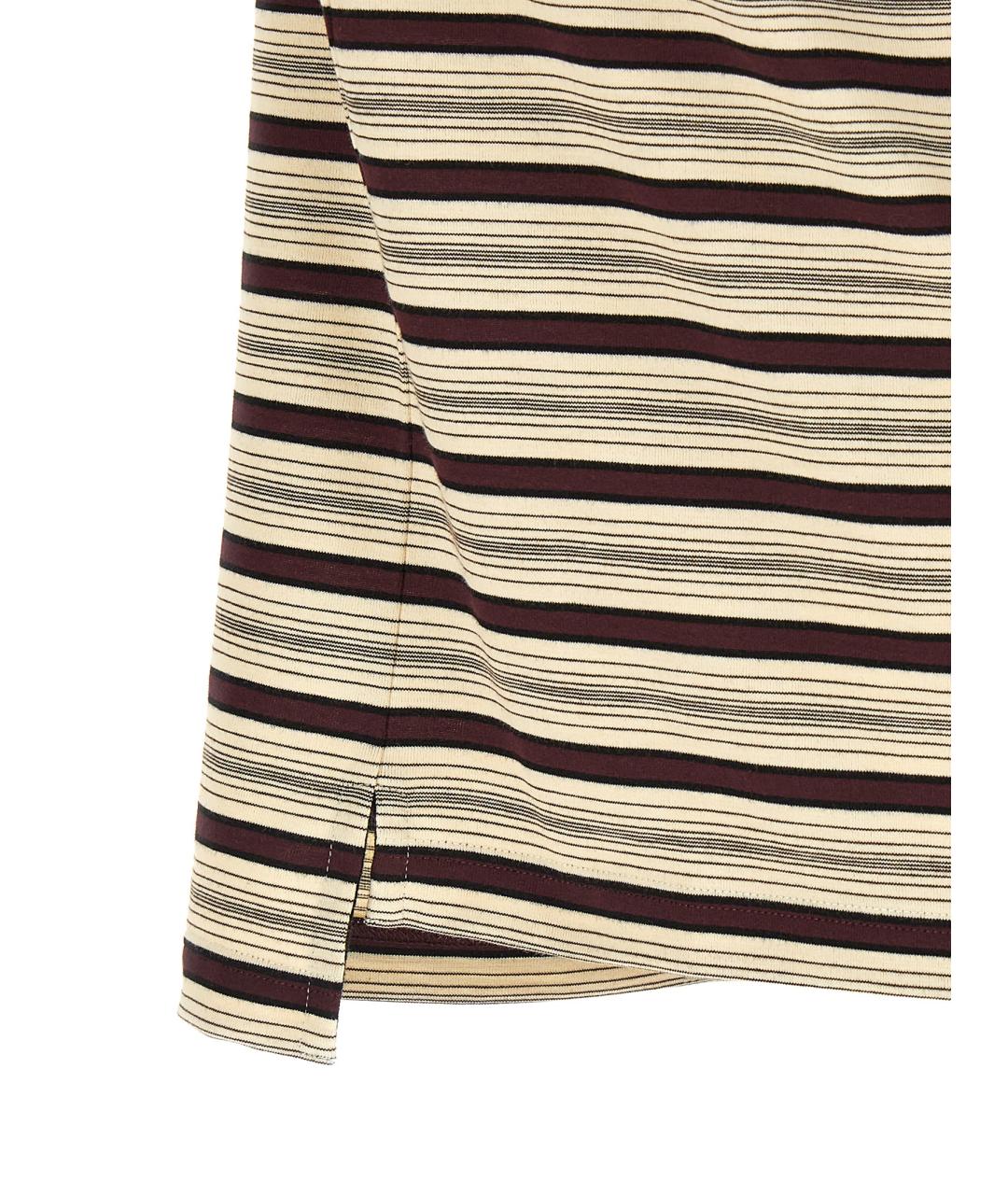 PRADA Мульти хлопковое поло с коротким рукавом, фото 4