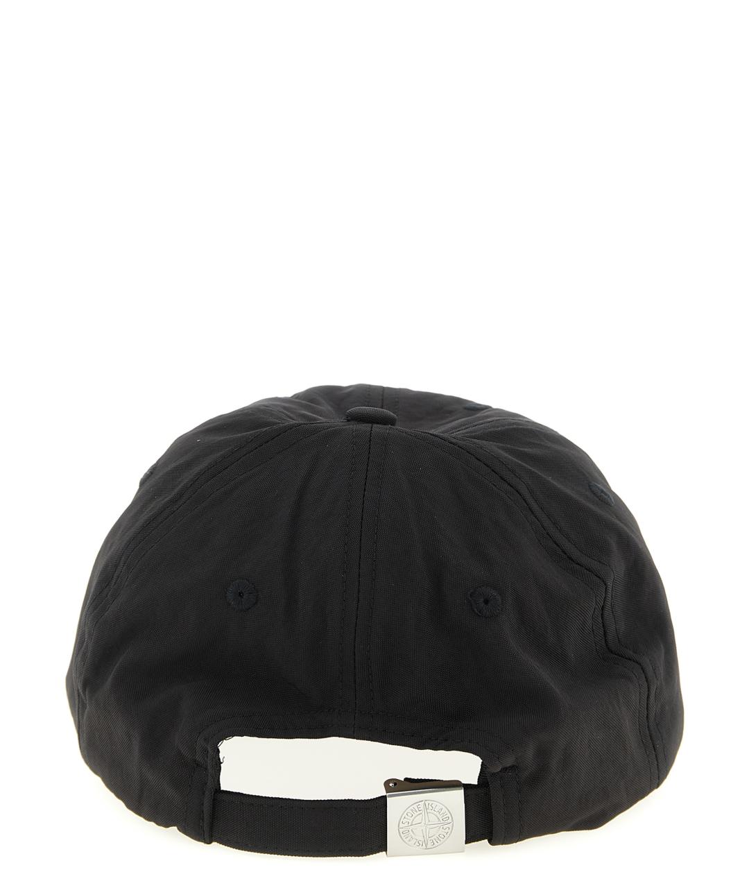 STONE ISLAND Черная кепка/бейсболка, фото 3