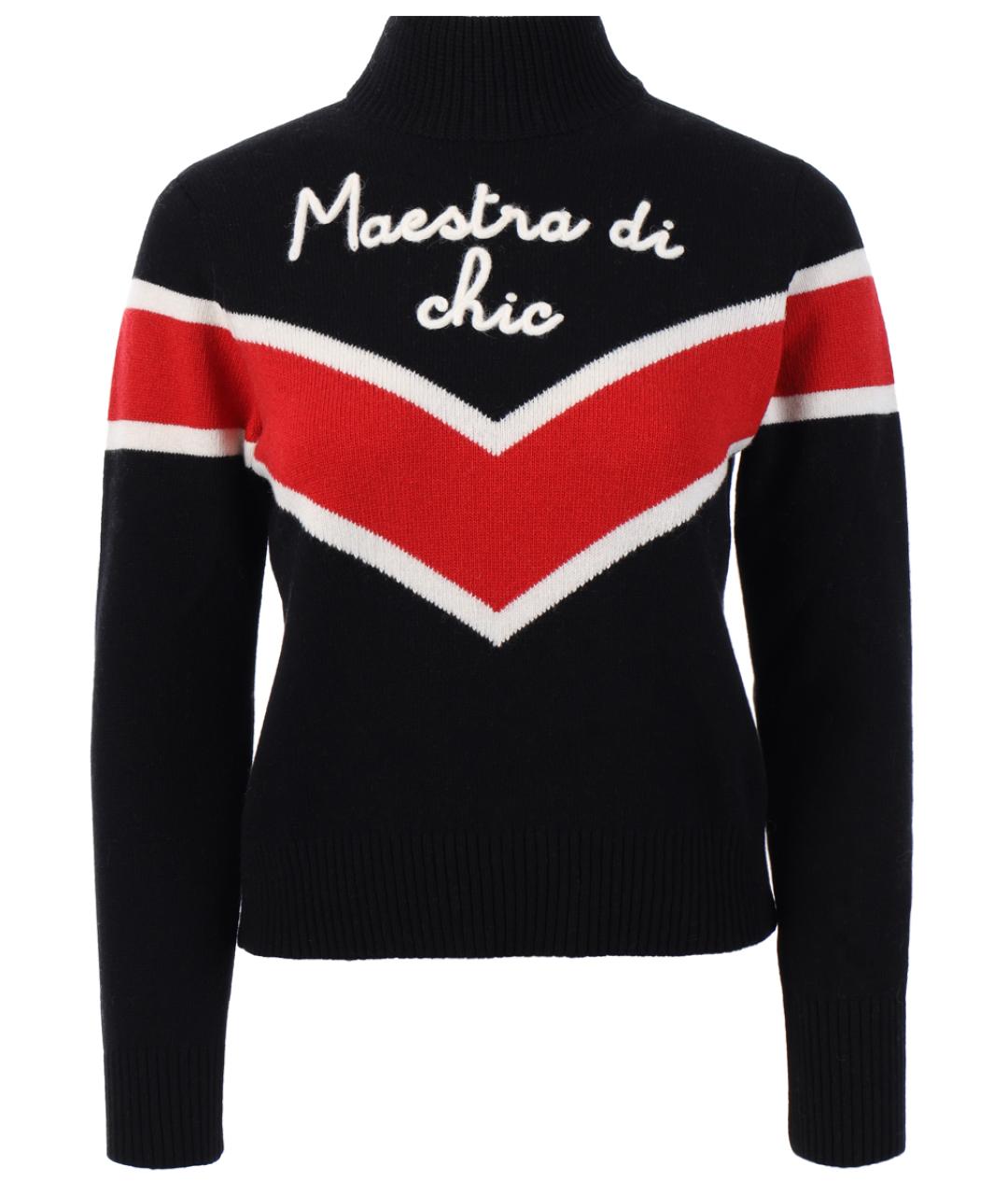 MC2 SAINT BARTH Черный шерстяной джемпер / свитер, фото 1