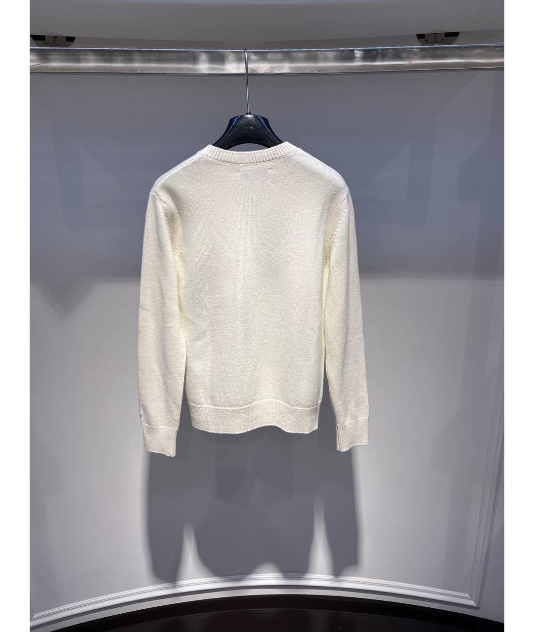MC2 SAINT BARTH Бежевый шерстяной джемпер / свитер, фото 3