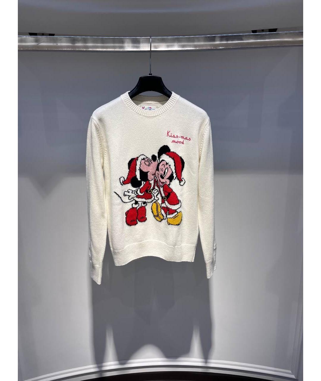 MC2 SAINT BARTH Бежевый шерстяной джемпер / свитер, фото 2