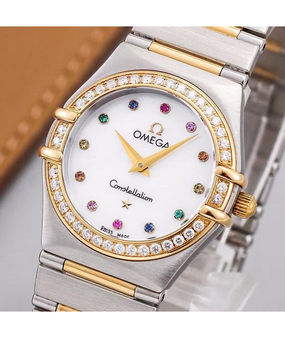 OMEGA Серебряные часы, фото 3