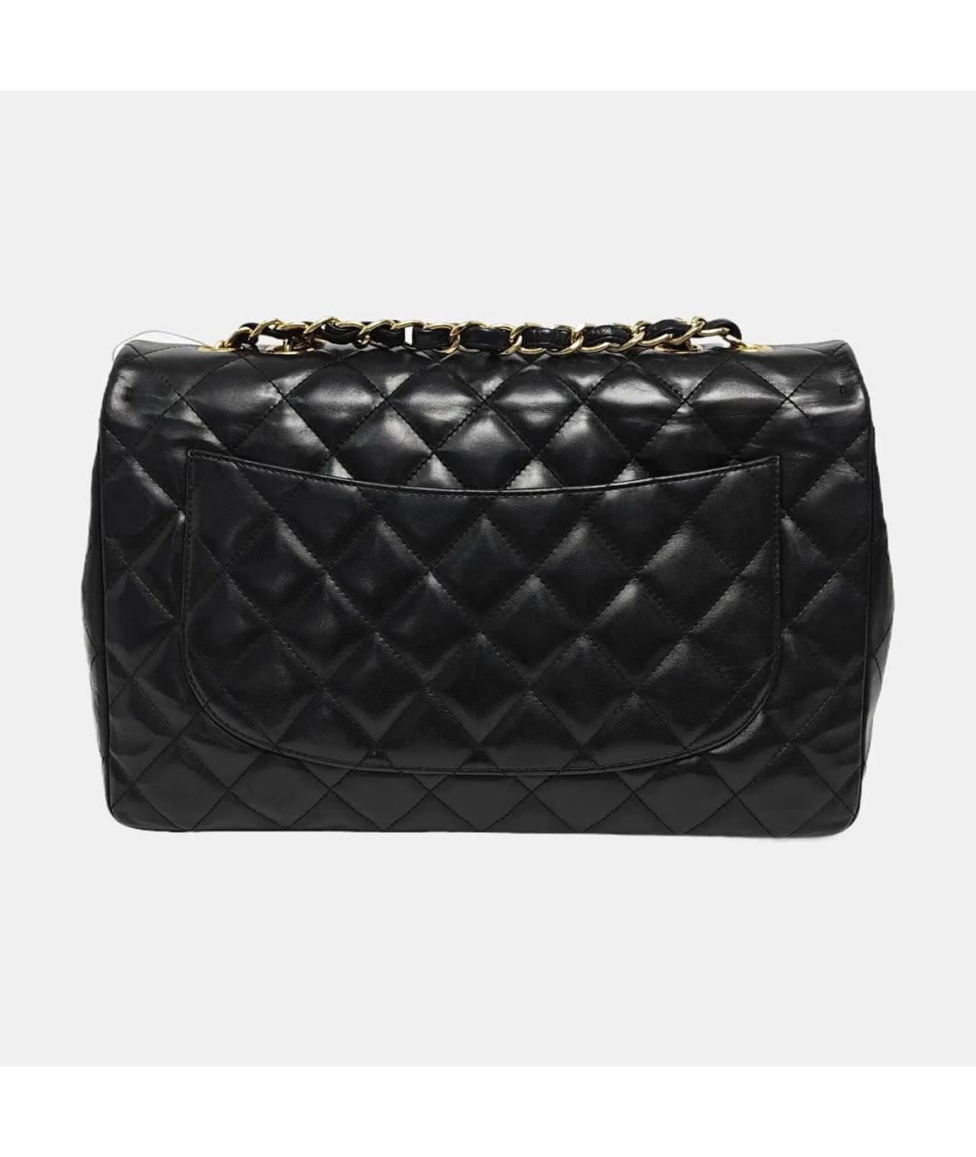 CHANEL Черная кожаная сумка через плечо, фото 4