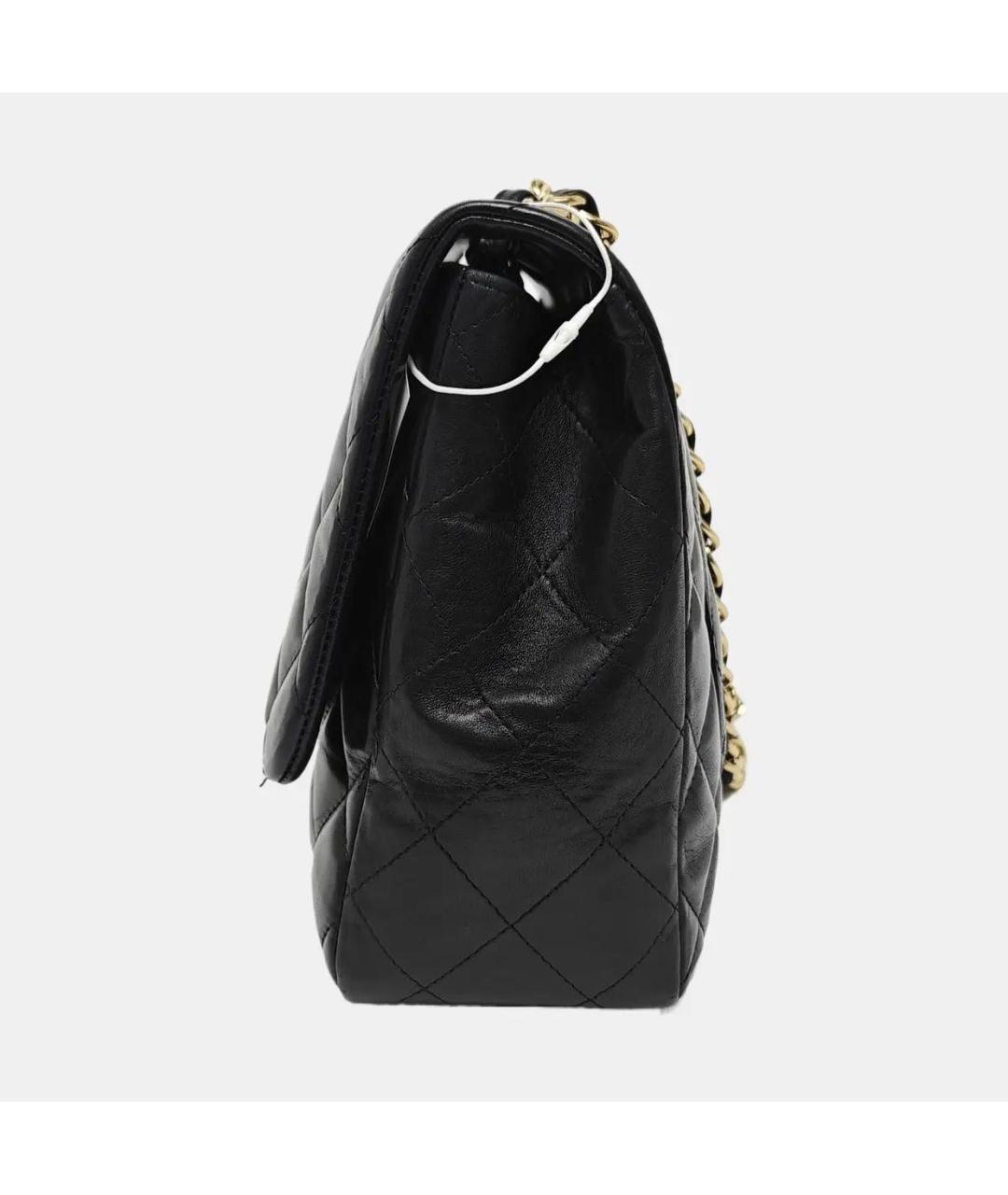 CHANEL Черная кожаная сумка через плечо, фото 2