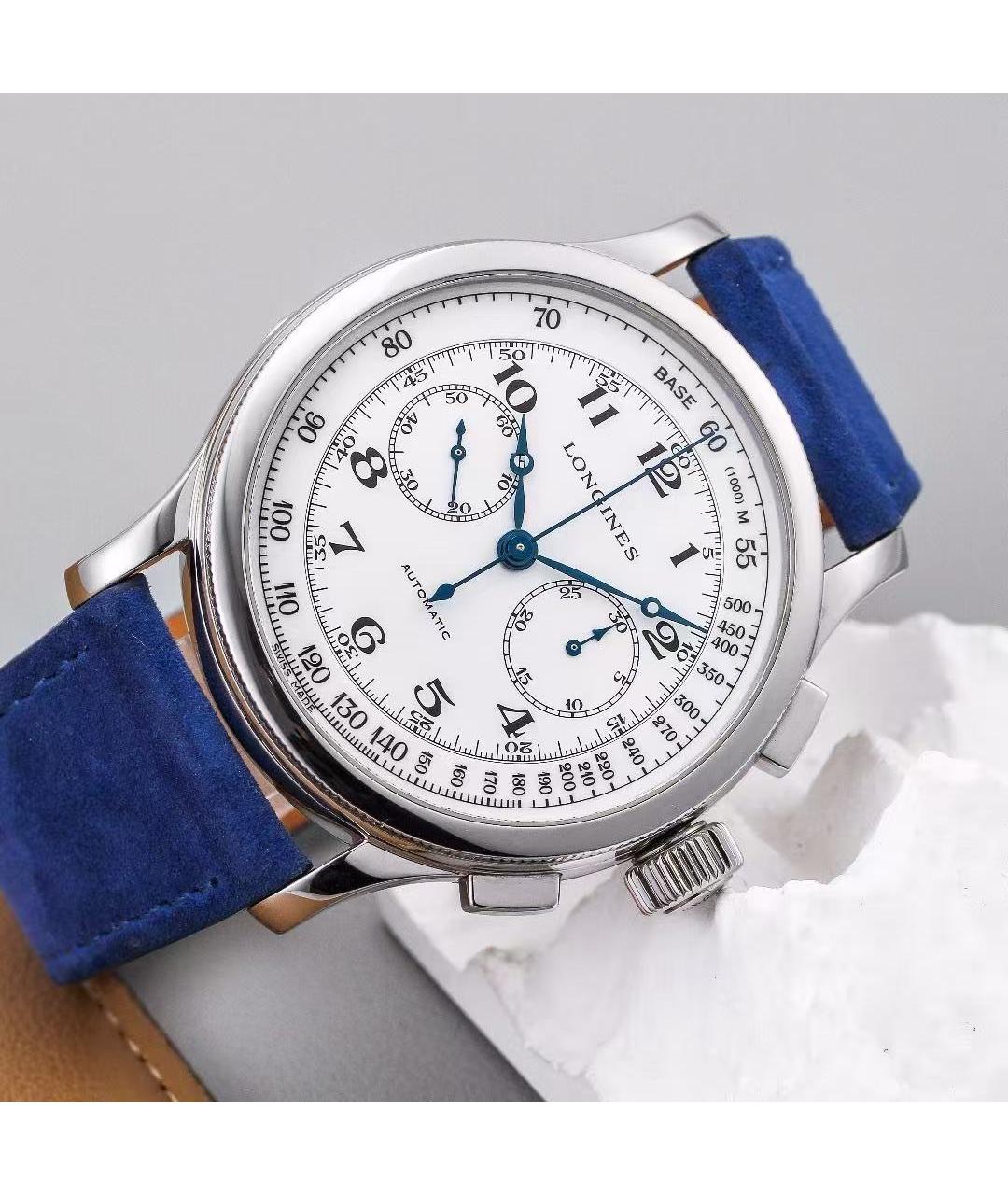 LONGINES Серебряные часы, фото 3