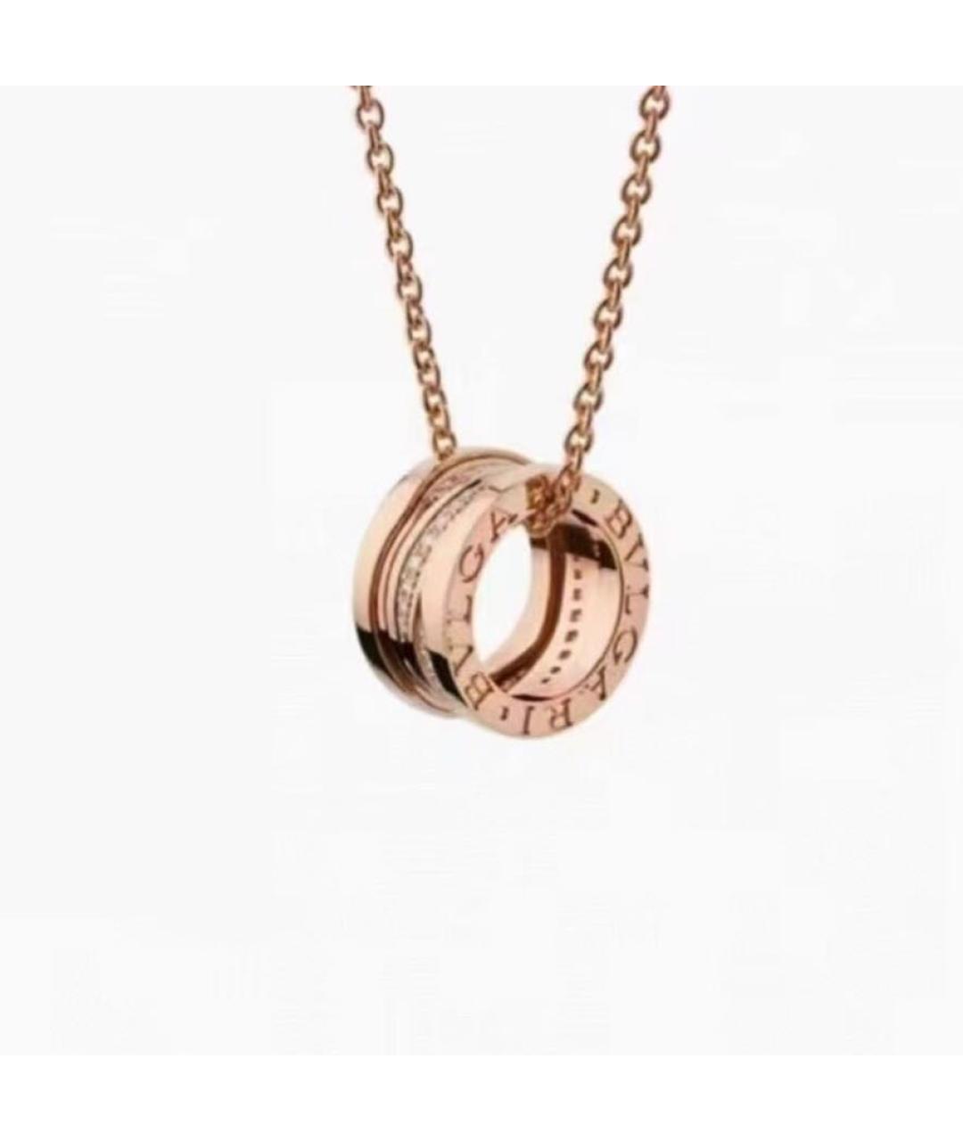 BVLGARI Розовое колье из розового золота, фото 2