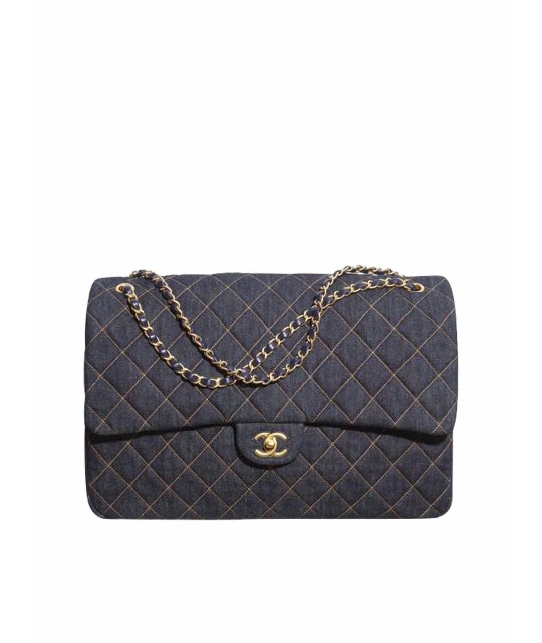 CHANEL Синяя сумка через плечо, фото 1