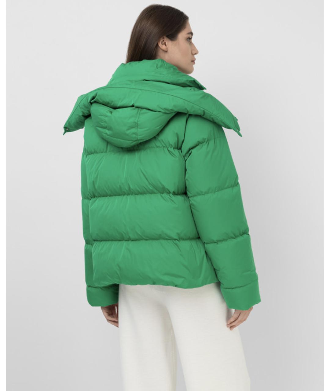 SPORTMAX Зеленая полиэстеровая куртка, фото 3