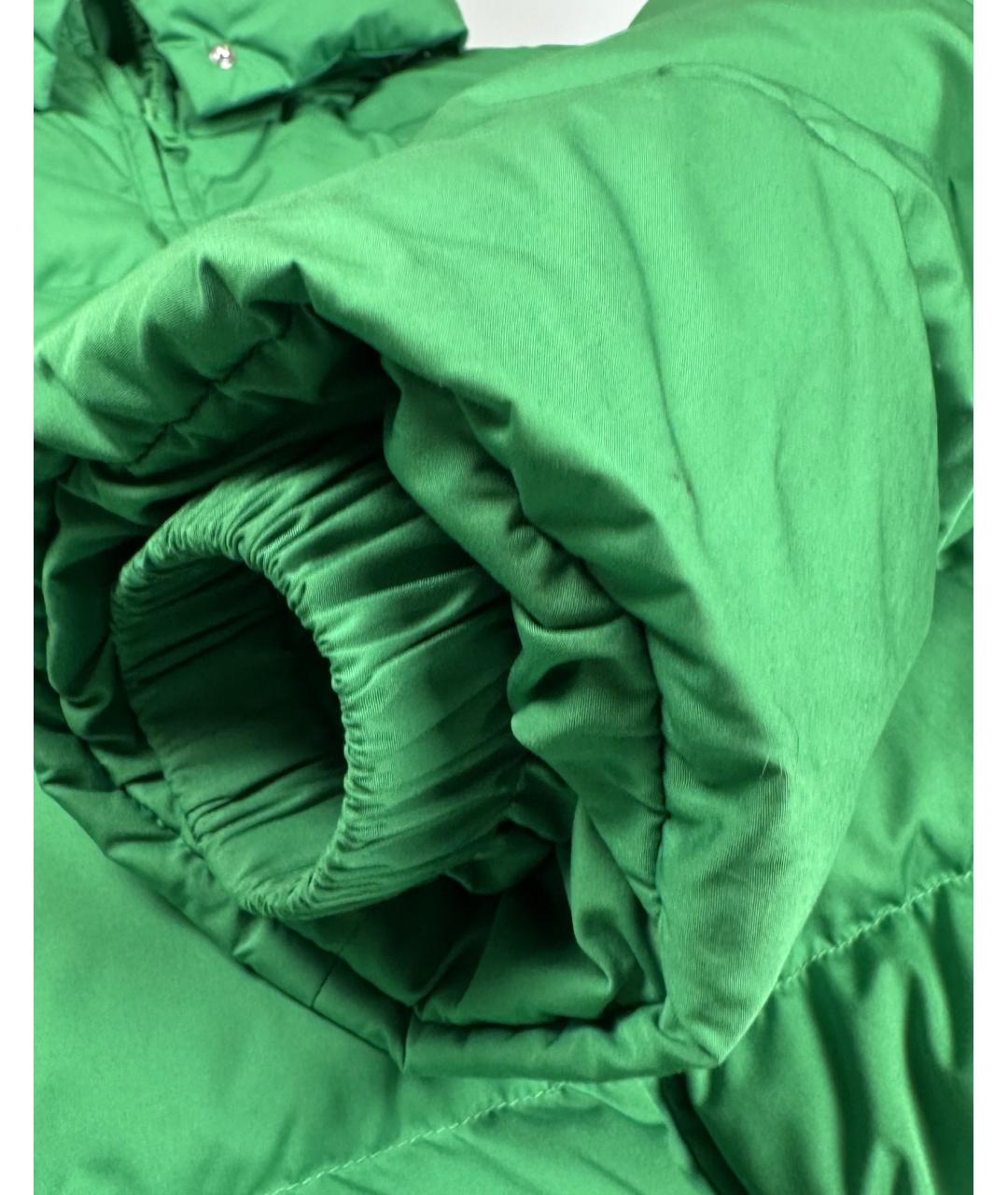 SPORTMAX Зеленая полиэстеровая куртка, фото 7