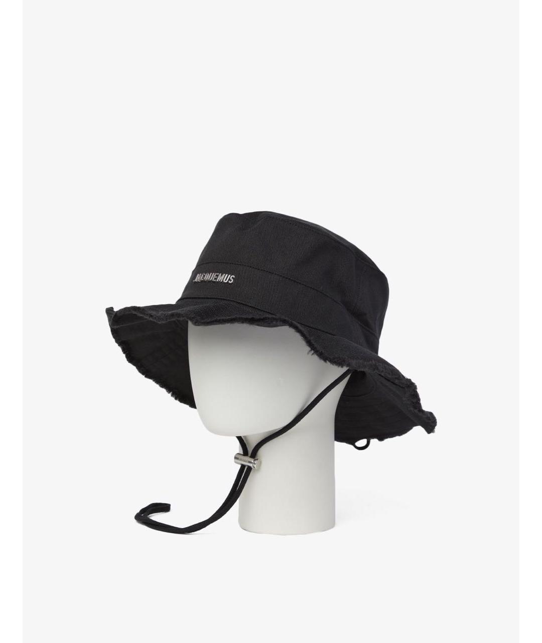 JACQUEMUS Черная хлопковая шляпа, фото 3