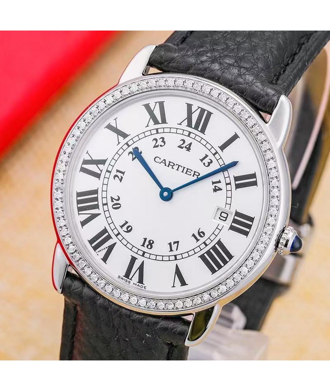 CARTIER Серебряные часы, фото 4