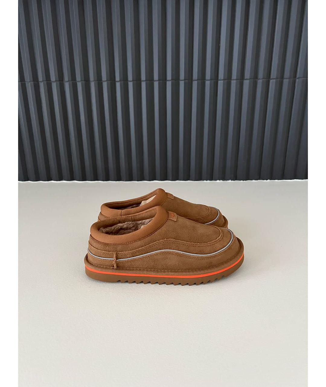 UGG AUSTRALIA Коричневые замшевые полусапоги, фото 5