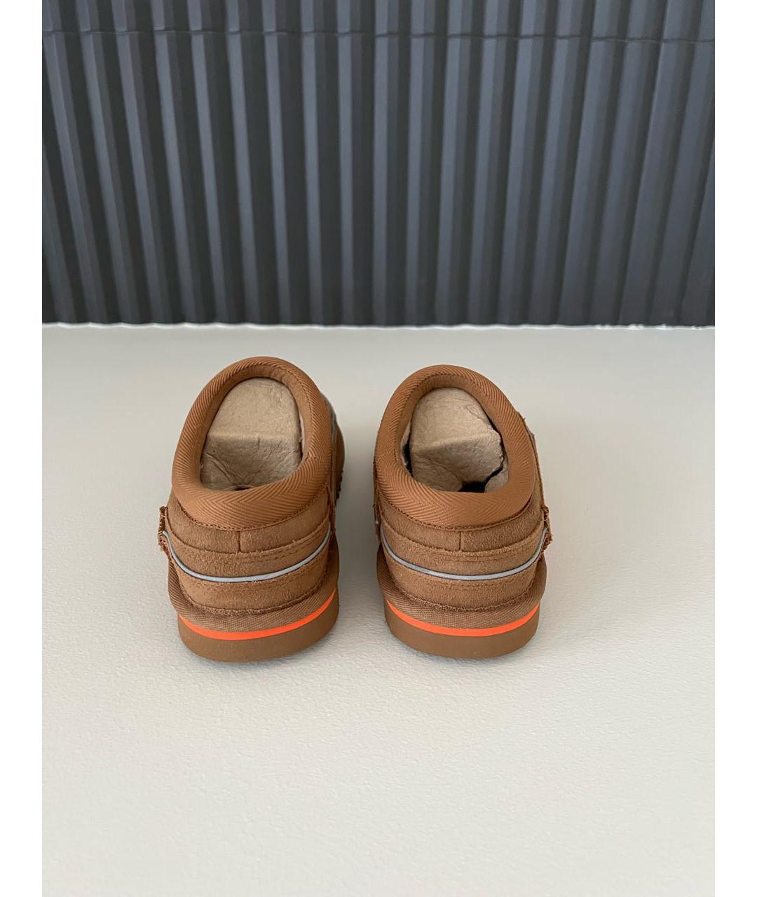 UGG AUSTRALIA Коричневые замшевые полусапоги, фото 4