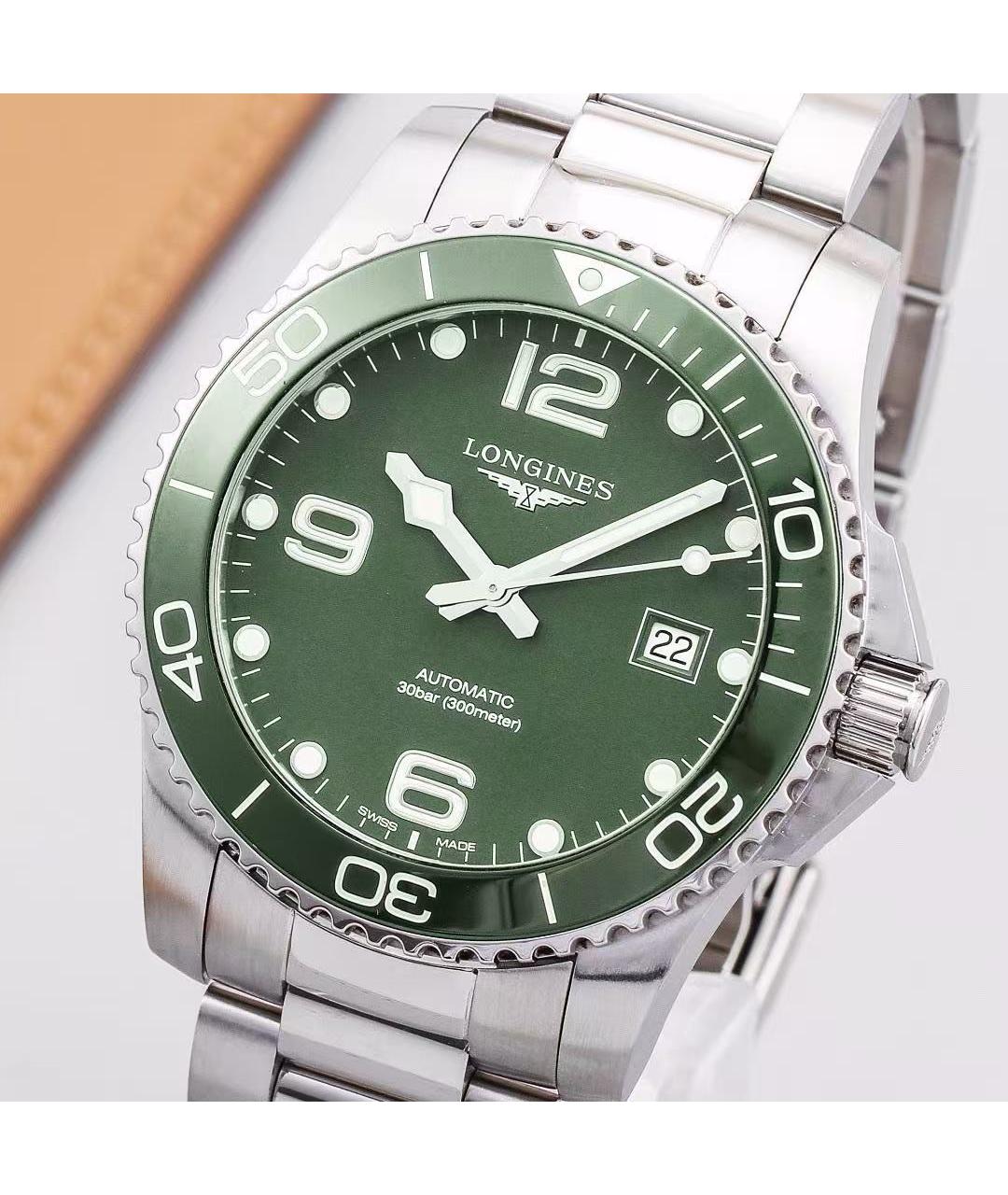 LONGINES Серебряные часы, фото 4