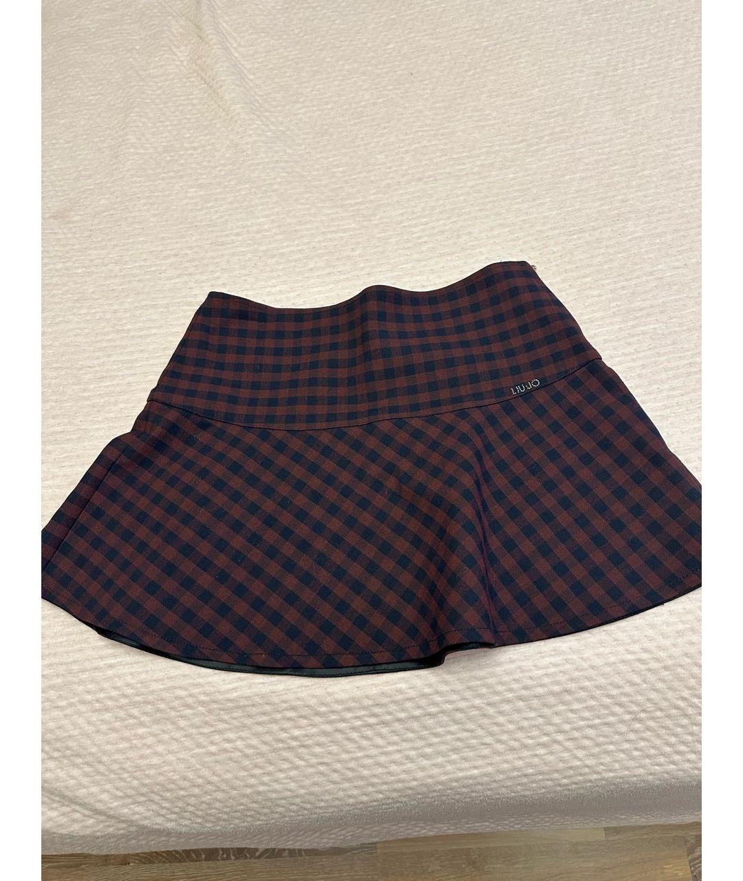 LIU JO Мульти ацетатная юбка мини, фото 7