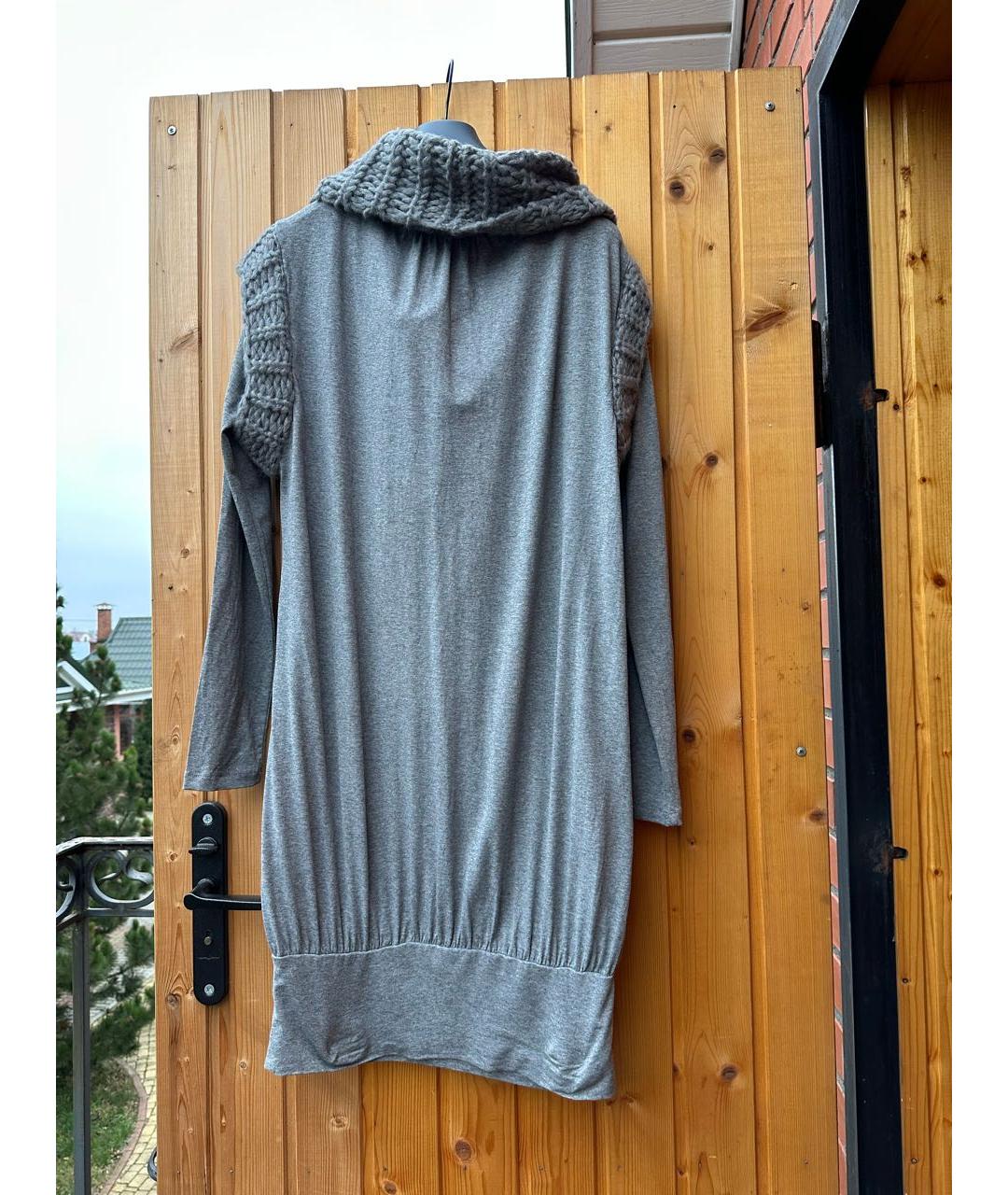 LIU JO Серое повседневное платье, фото 2