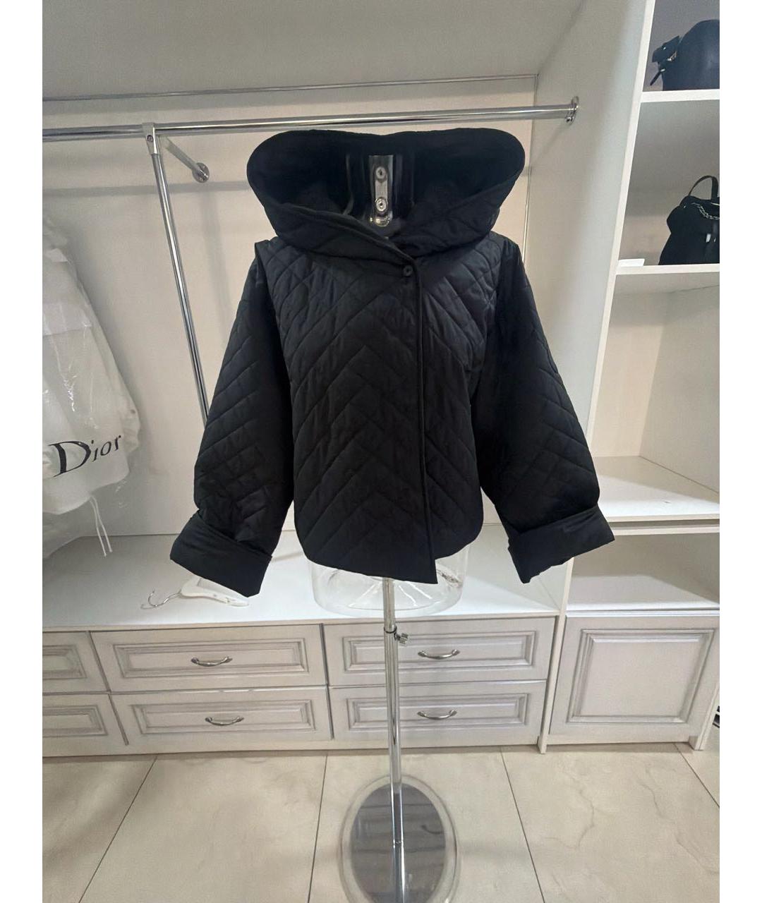 HERMES Черная полиэстеровая куртка, фото 7