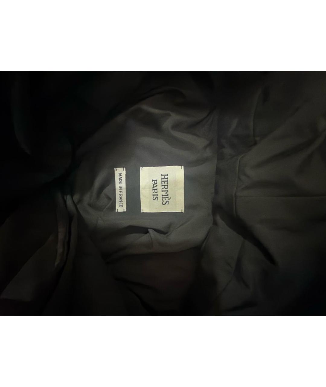 HERMES Черная полиэстеровая куртка, фото 3