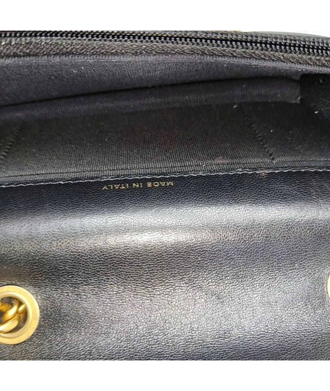 CHANEL Черная кожаная сумка через плечо, фото 6