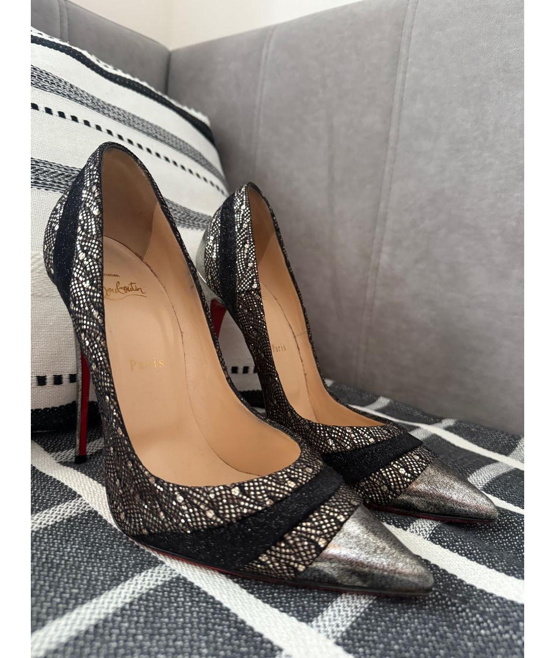 CHRISTIAN LOUBOUTIN Черные туфли, фото 6