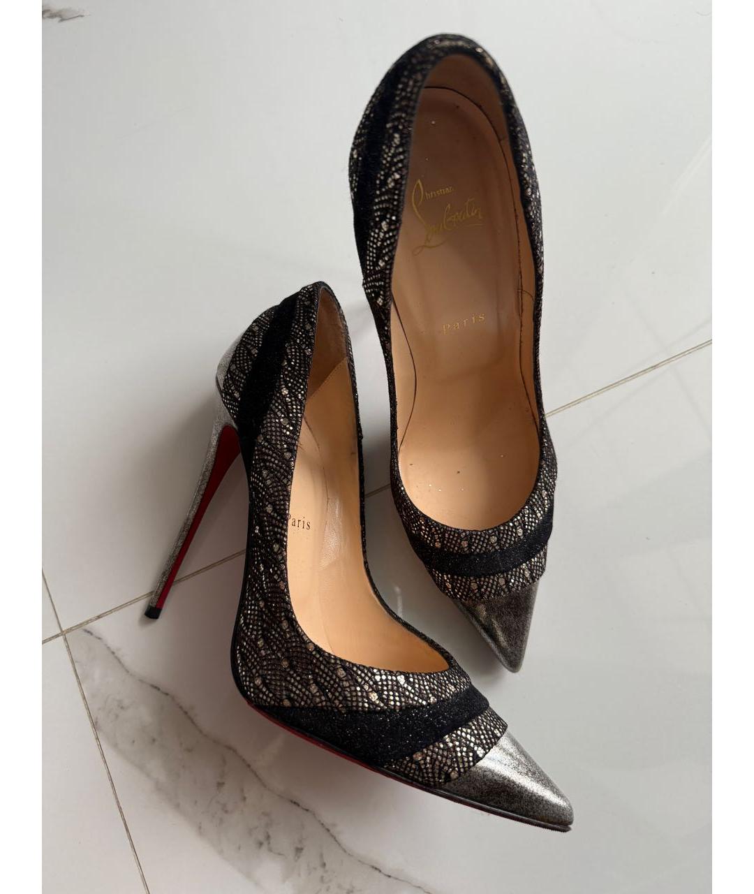 CHRISTIAN LOUBOUTIN Черные туфли, фото 8