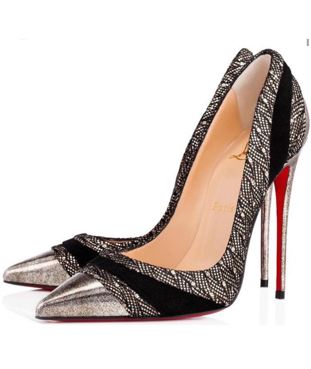 CHRISTIAN LOUBOUTIN Черные туфли, фото 2