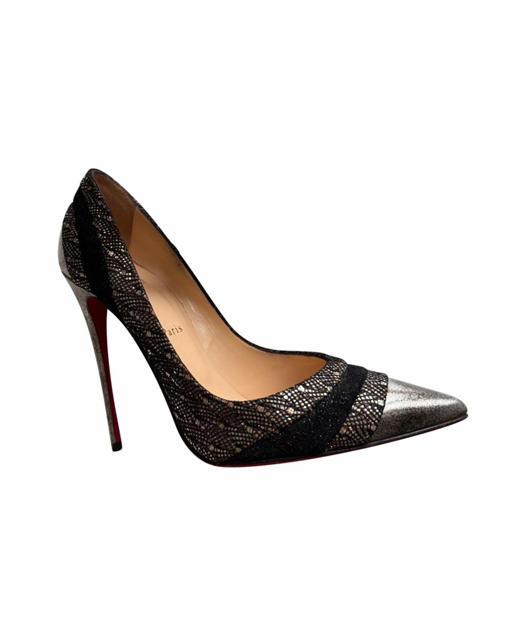CHRISTIAN LOUBOUTIN Черные туфли, фото 1