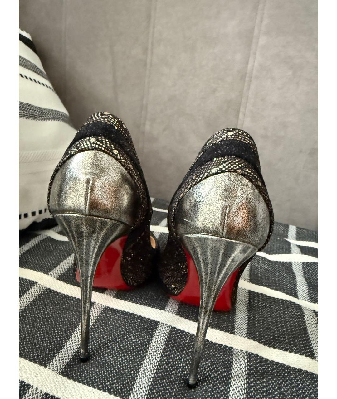 CHRISTIAN LOUBOUTIN Черные туфли, фото 3