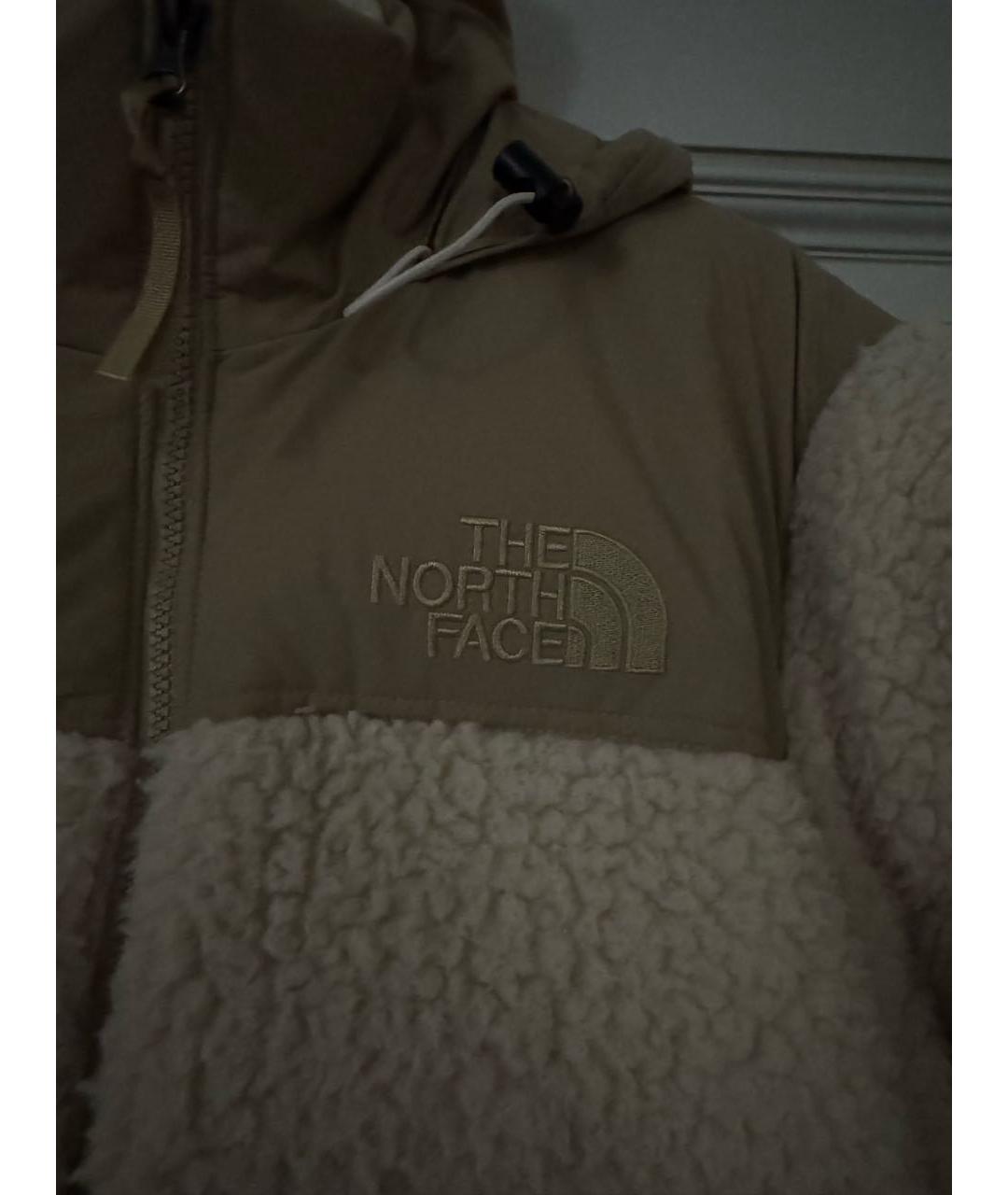 THE NORTH FACE Бежевая меховая куртка, фото 4