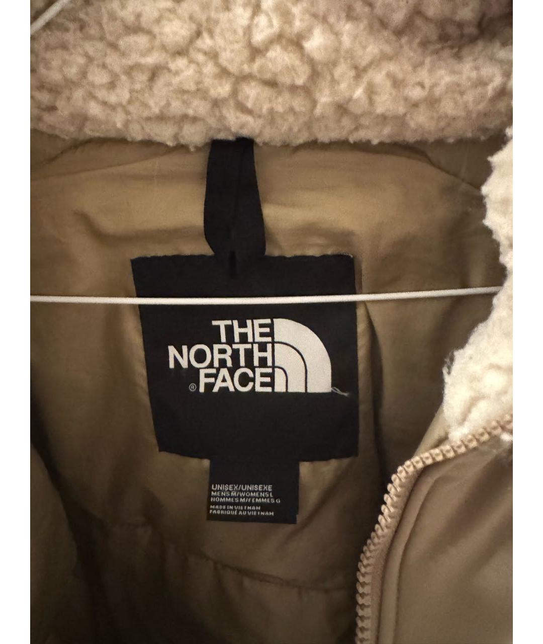 THE NORTH FACE Бежевая меховая куртка, фото 3