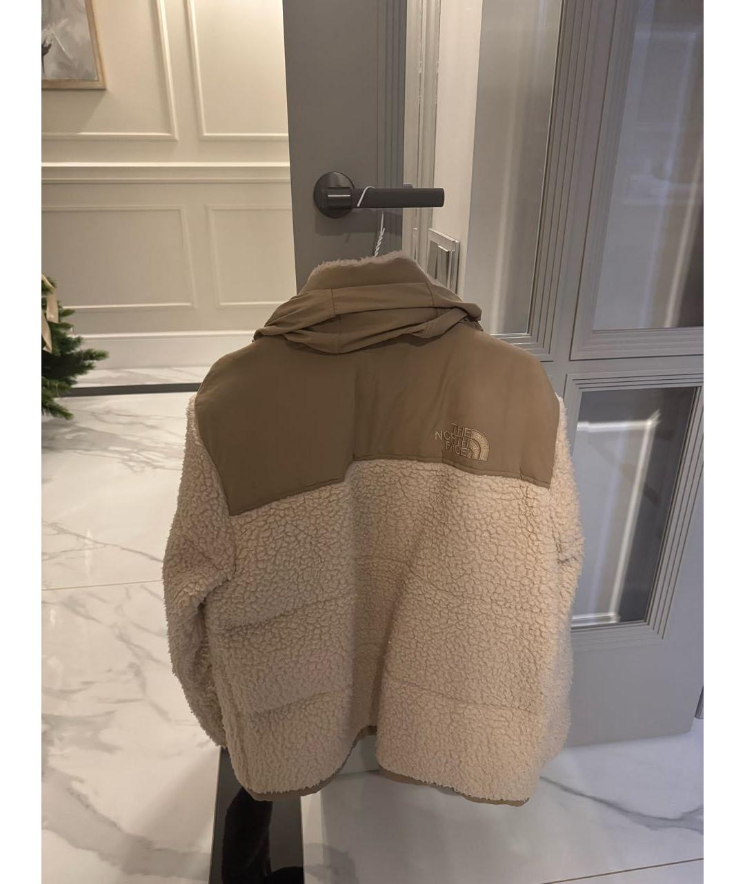 THE NORTH FACE Бежевая меховая куртка, фото 2