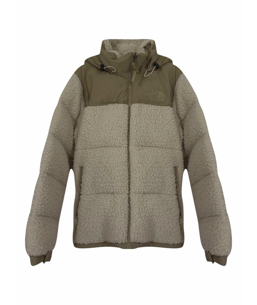 THE NORTH FACE Бежевая меховая куртка, фото 1