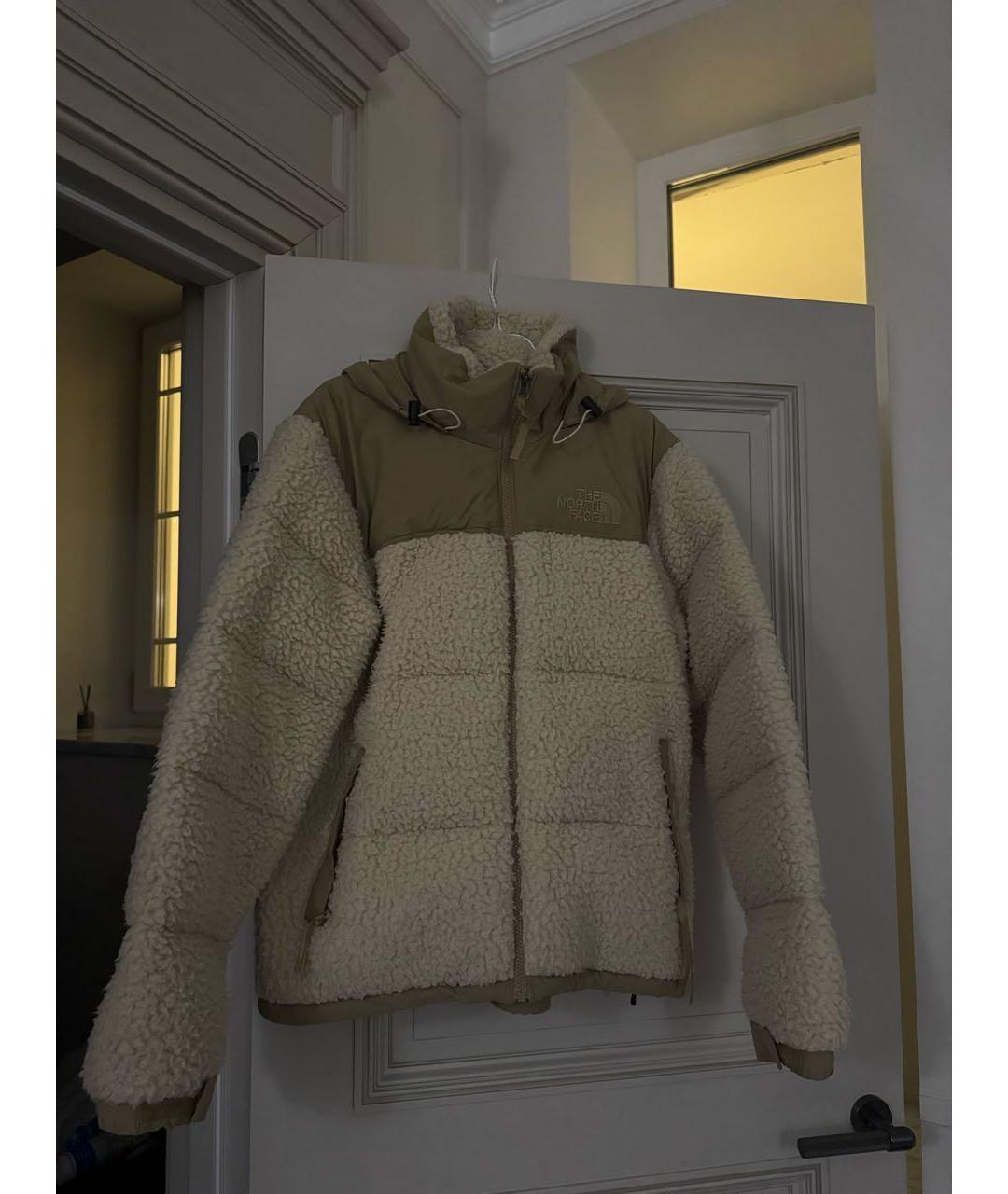 THE NORTH FACE Бежевая меховая куртка, фото 5