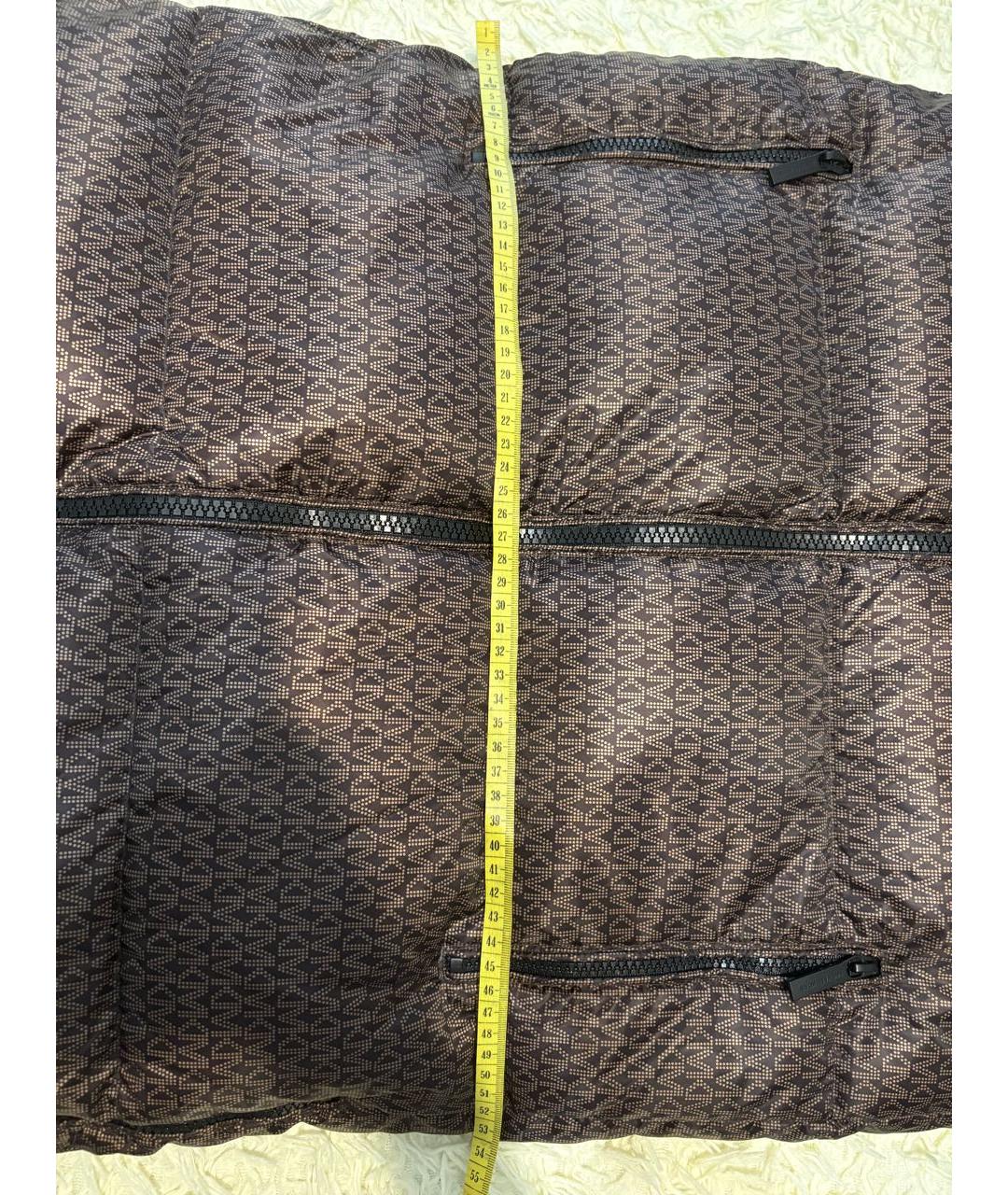 MICHAEL KORS Коричневый полиэстеровый пуховик, фото 8