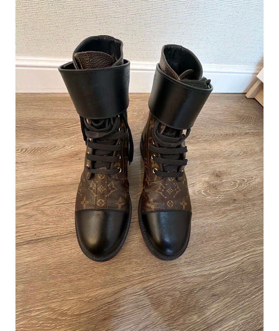 LOUIS VUITTON Коричневые ботинки, фото 2