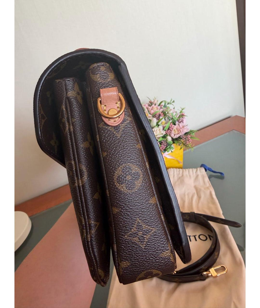 LOUIS VUITTON Коричневая сумка через плечо, фото 6